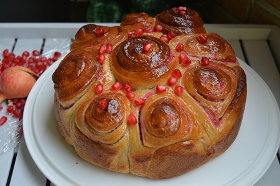 Panbrioche Con Crema Di Melagrana La Pasticceria Di Manu